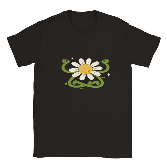 Classic Unisex Crewneck T-shirt-Zen Flower
