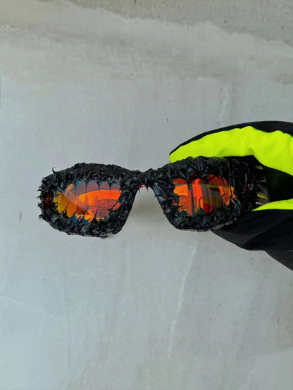 Avant-garde Drop Glue Yabi Heavy Industry American Style Sunglasses